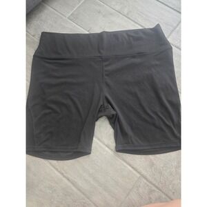 Brisos Black Athletic Shorts‎ Women's Size 2X Workout Gym Bike Shorts